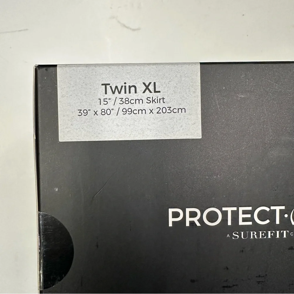 Protect-A-Bed Surefit mattress protector charcoal infused twin XL Waterproof NEW